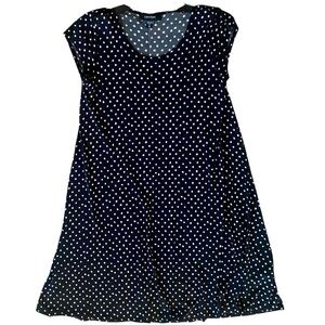Karen Kane Black Dress with White Dot Design
